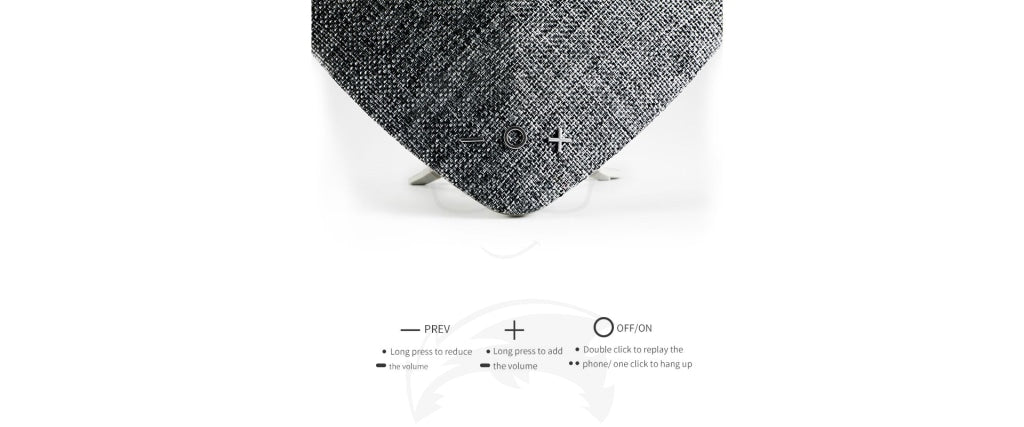 Joyroom M03 Portable Fabric Design Bluetooth Stereo Speaker with Built-in MIC Joyroom M03 Portable Fabric Design Bluetooth Stereo Speaker with Built-in MIC